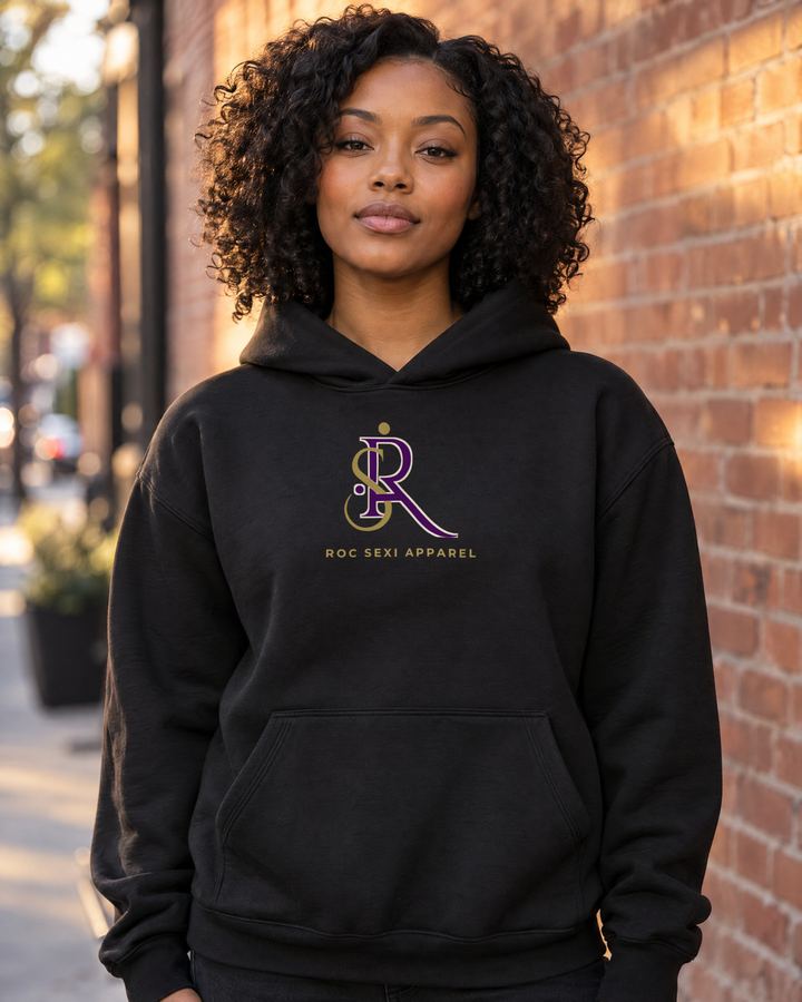 Logo Hoodie design on Roc Sexi Apparel shirt