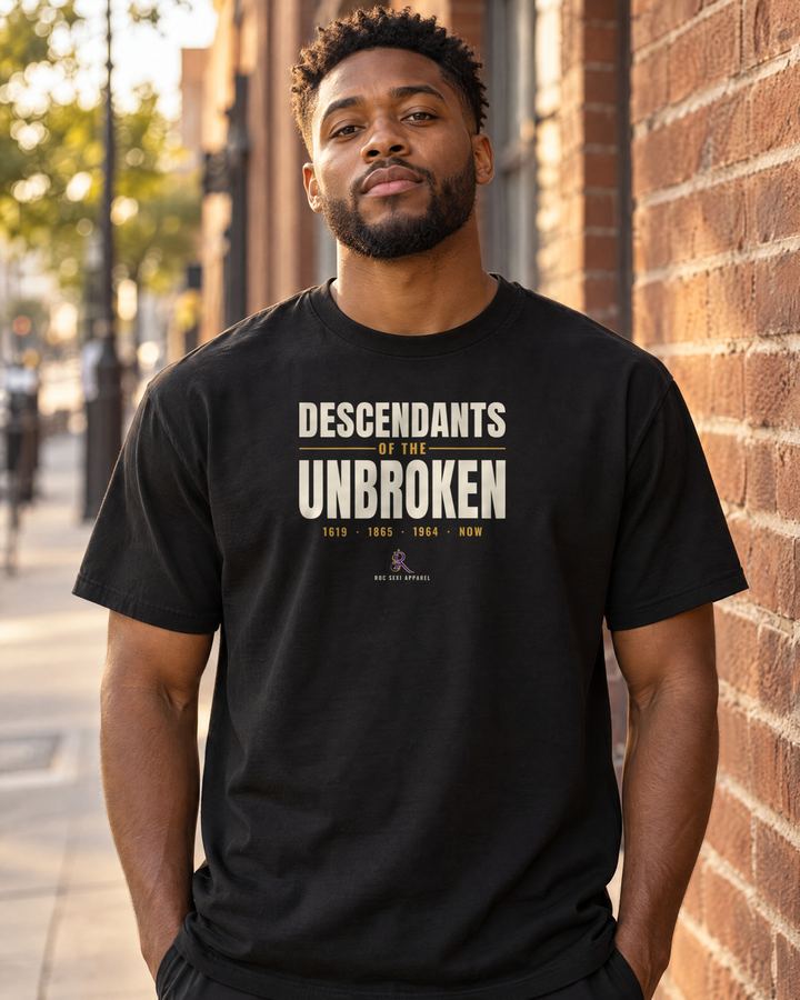 Descendants of the Unbroken design on Roc Sexi Apparel shirt