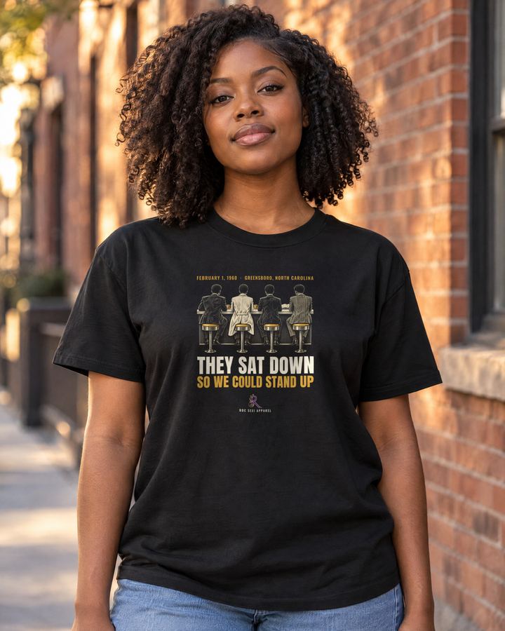Greensboro 1960 design on Roc Sexi Apparel shirt
